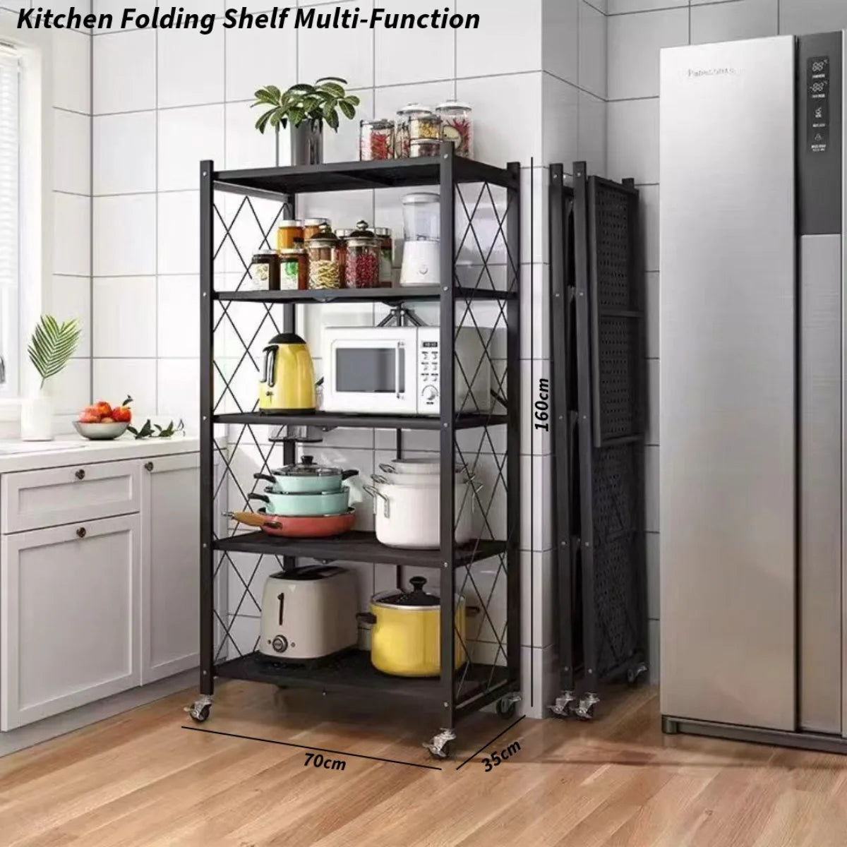 Kitchen Folding Shelf Multi-Function