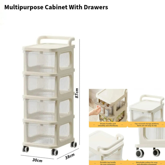 Multipurpose Cabinet with Drawers