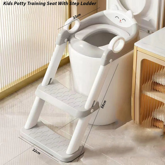 Kids Potty Training Seat With Step Ladder