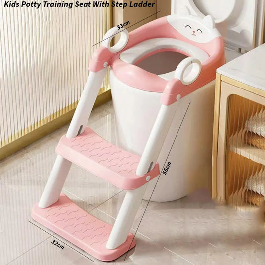 Kids Potty Training Seat With Step Ladder