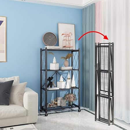 Kitchen Folding Shelf Multi-Function  4 layers